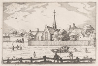 KG 02019
<br/>
Leprozenhuis, Haarlem (serie landschappen bij Haarlem)
<br/>
<em>Visscher, Claes Jansz. (1586/87-1652)</em>